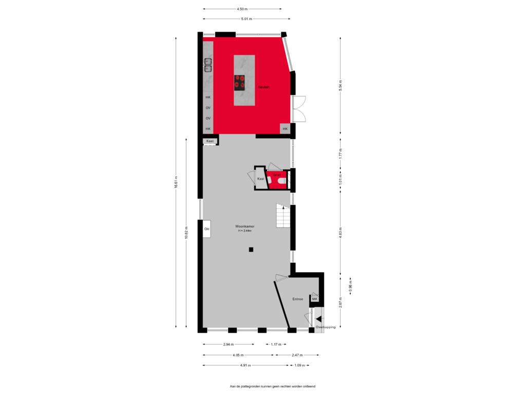 Bekijk plattegrond van Begane grond van Tentweg 1