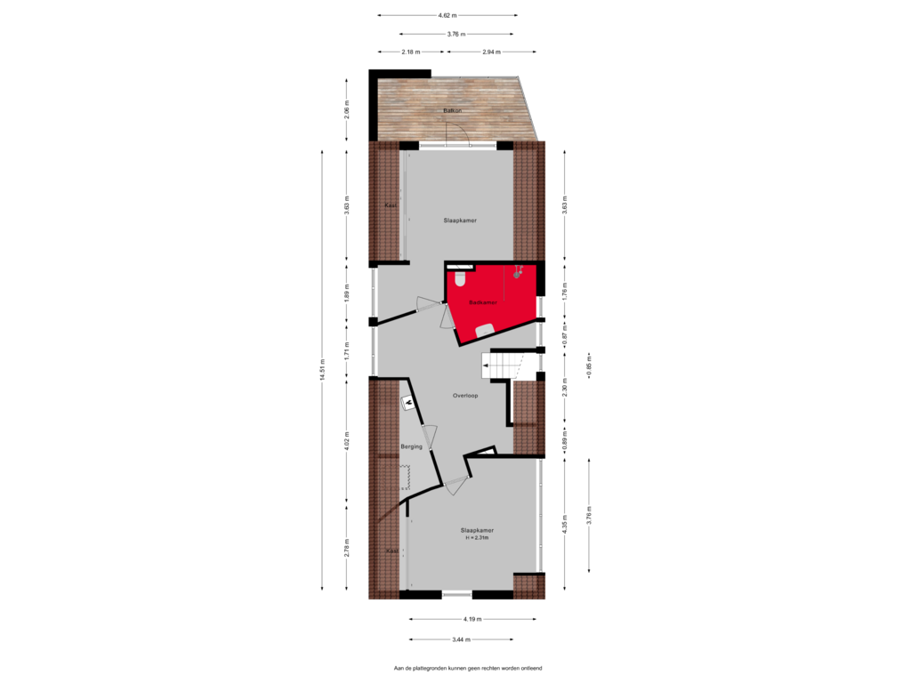 Bekijk plattegrond van 1e verdieping van Tentweg 1