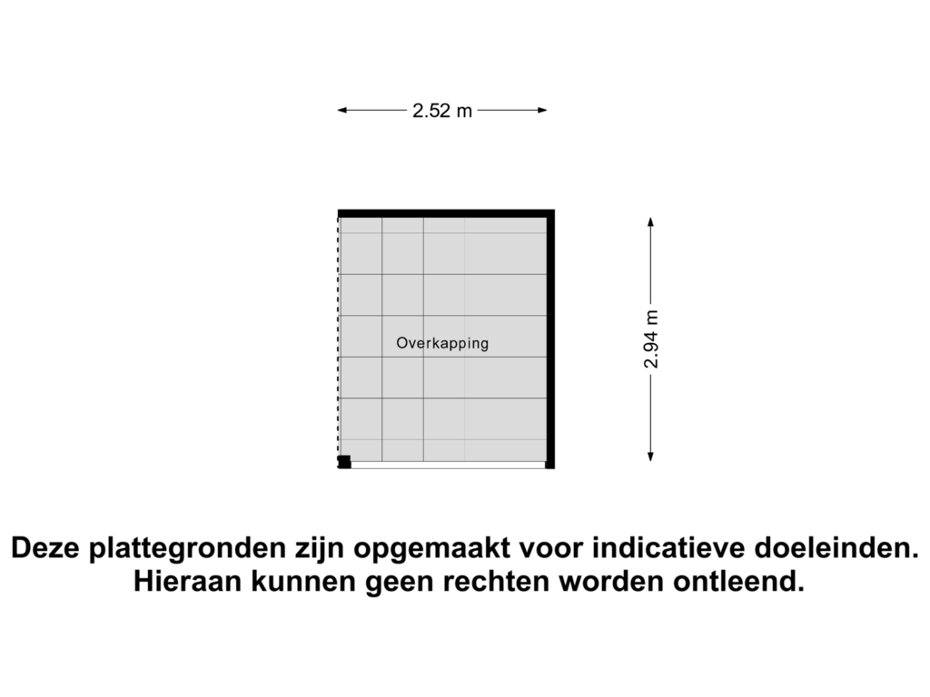 Bekijk plattegrond van Overkapping van Opveld 50