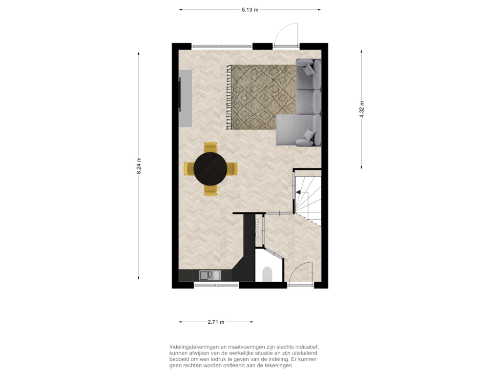 Bekijk plattegrond van First floor van Mimi Boesnachstraat 17