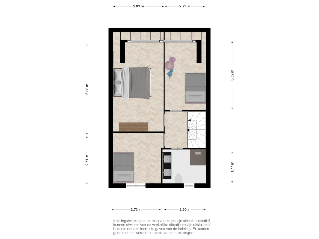 Bekijk plattegrond van Floor 1 van Mimi Boesnachstraat 17