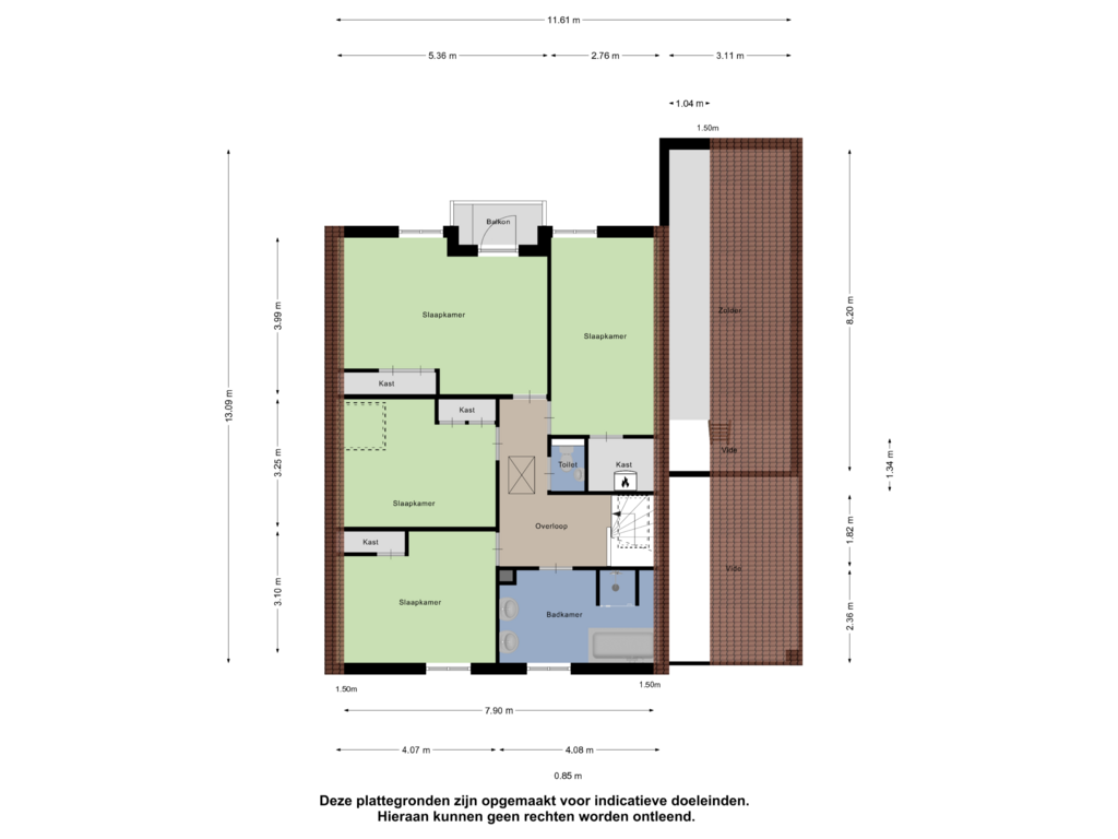 Bekijk plattegrond van Eerste Verdieping van Wethouder Teunissenstraat 26