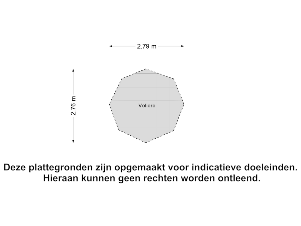 Bekijk plattegrond van Voliere van Wethouder Teunissenstraat 26