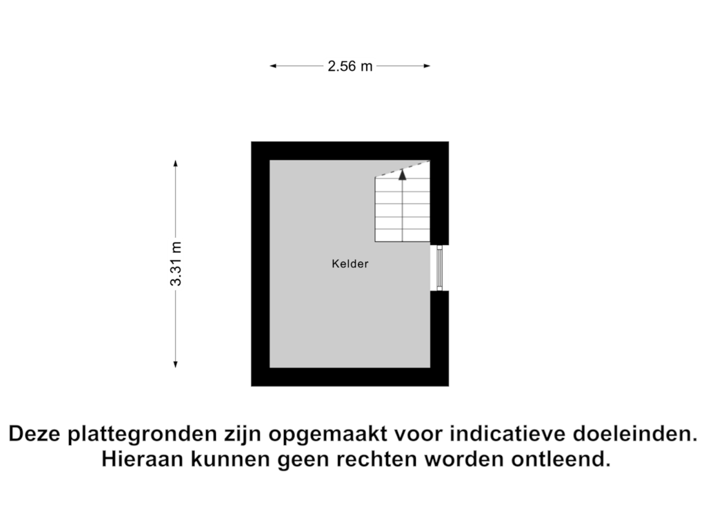 Bekijk plattegrond van Kelder van Wethouder Teunissenstraat 26