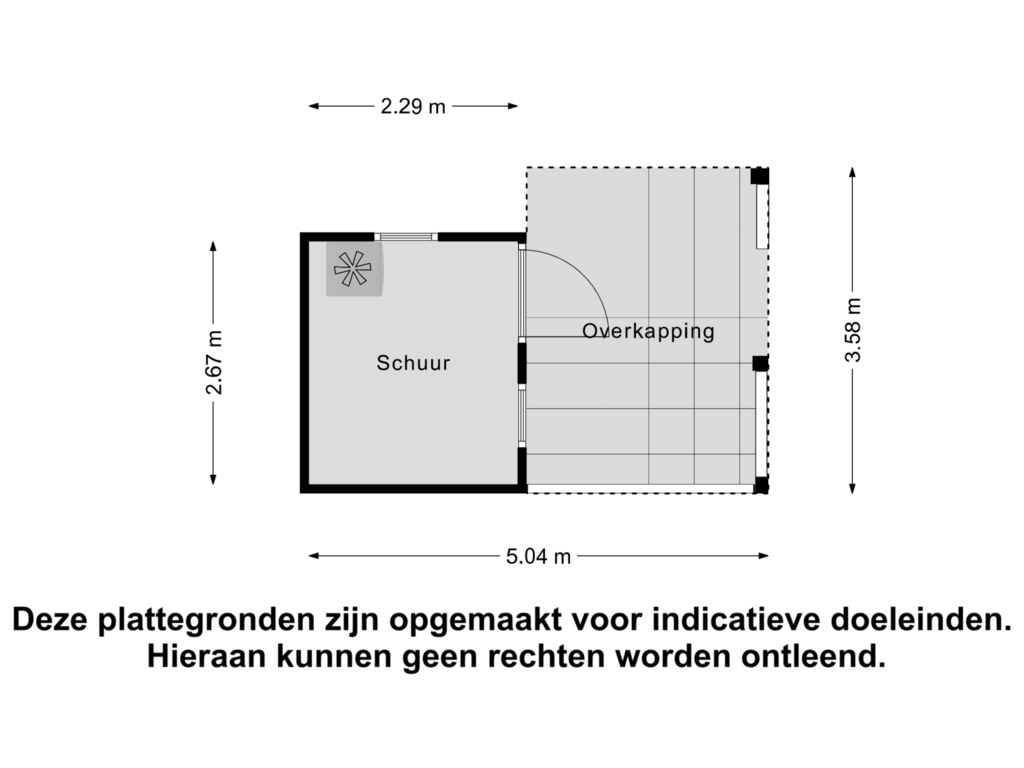 Bekijk plattegrond van Schuur van Vlijtseweg 47