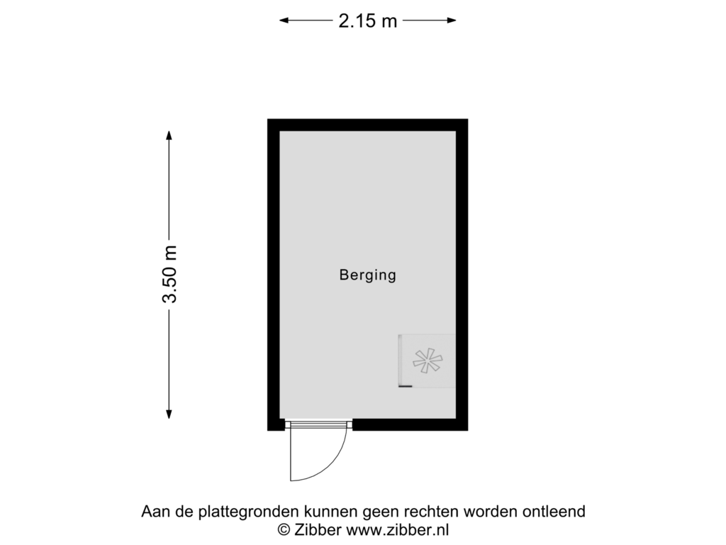 Bekijk plattegrond van Berging van Henri Dunantplein 58