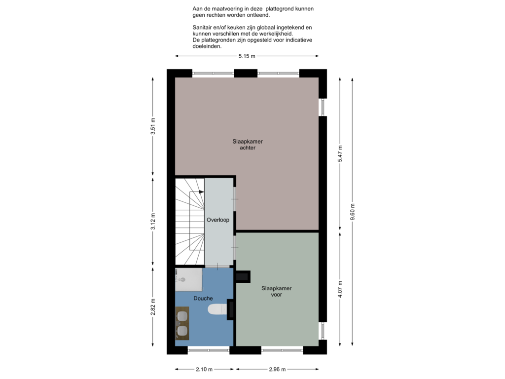 Bekijk plattegrond van Eerste verdieping van Beukenlaan 17