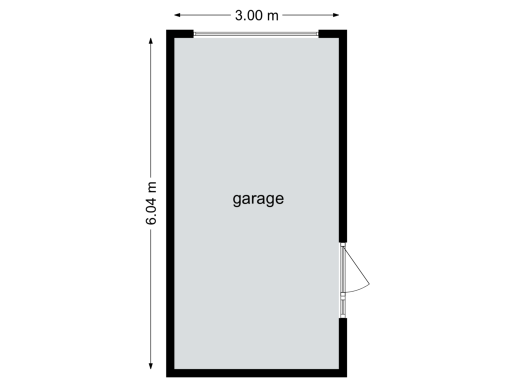 View floorplan of Garage of Markies de Schenkweg 7