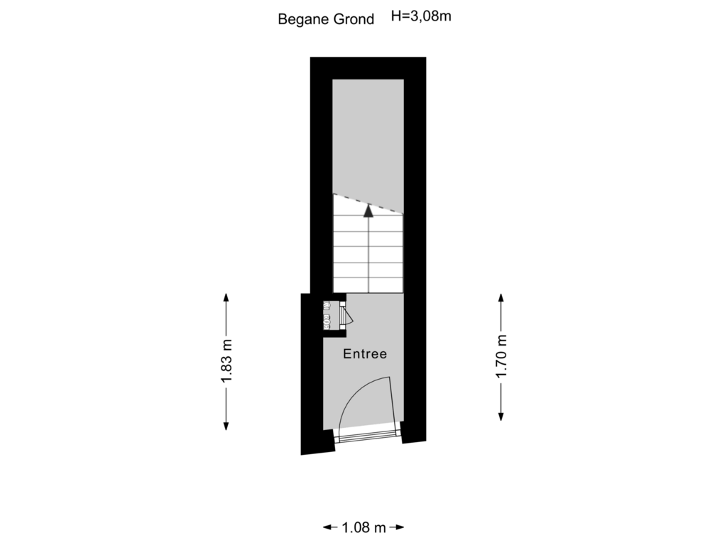 Bekijk plattegrond van Begane Grond van Oranje Plantage 16