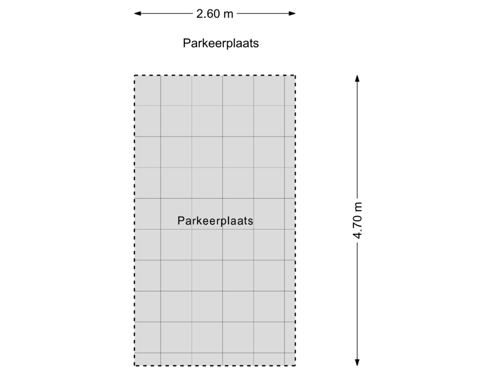 View floorplan of Parkeerplaats of Noordsingel 52