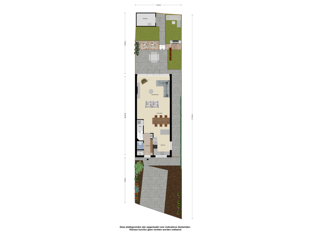 Bekijk plattegrond van Begane Grond Tuin van De Sterreschans 1-C