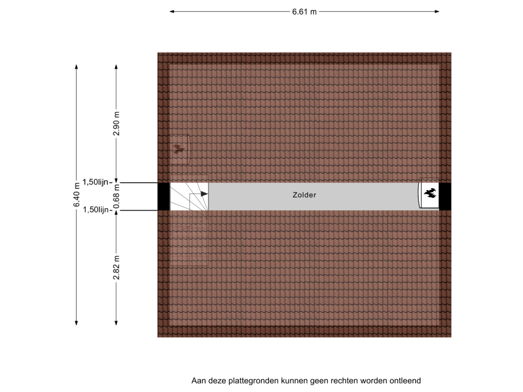 Bekijk plattegrond van Zolder van De Pegstukken 22