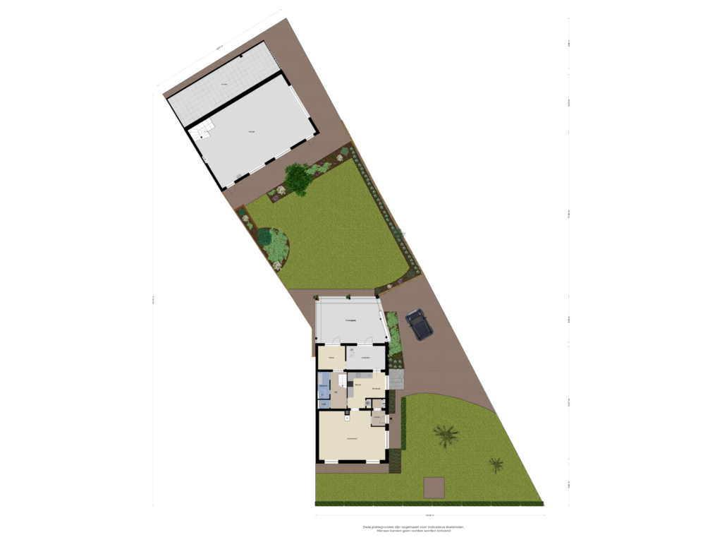 Bekijk plattegrond van Begane Grond Tuin van Leenderweg 35-A