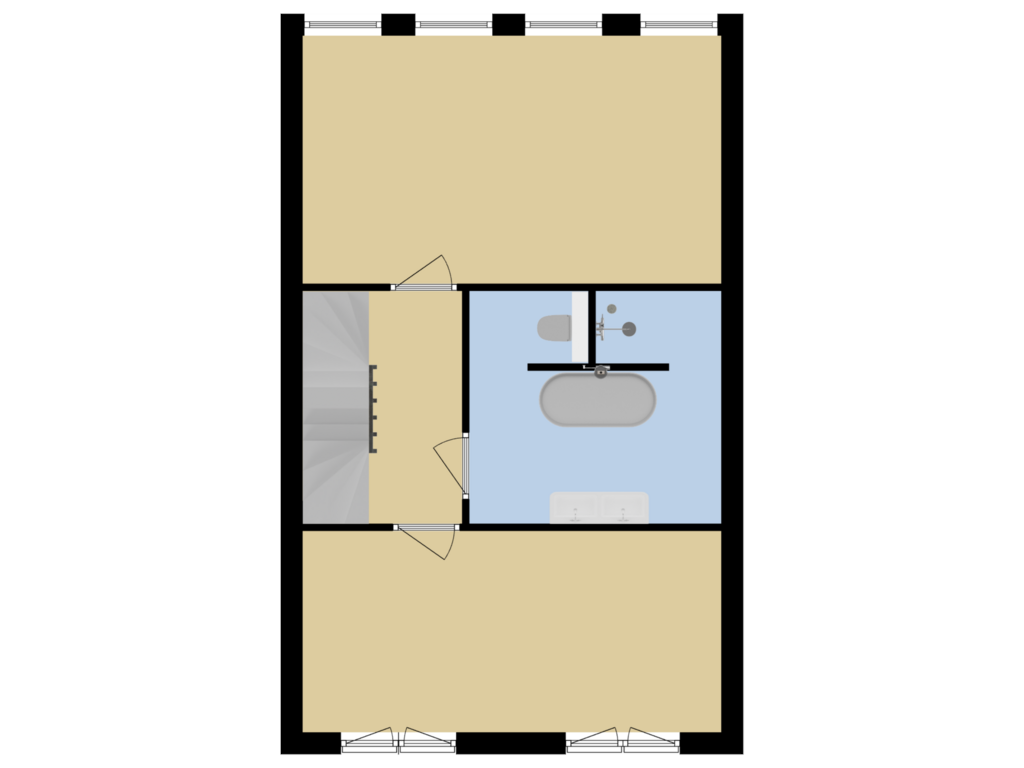 Bekijk plattegrond van 1e verdieping van Beeckendael 63