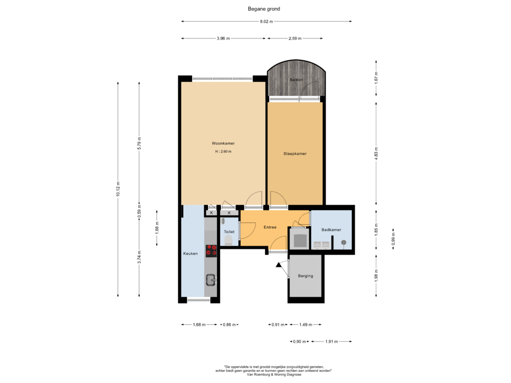 View floorplan of Begane grond of Het Laagt 54