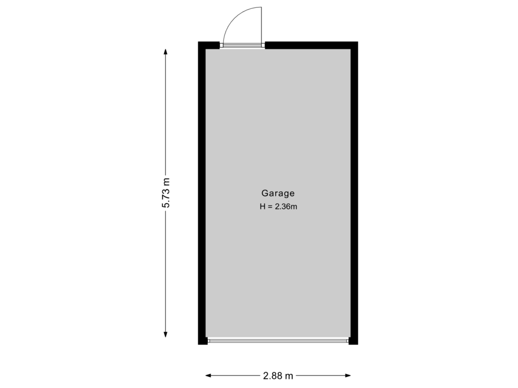 Bekijk plattegrond van Garage van Bongerd 54