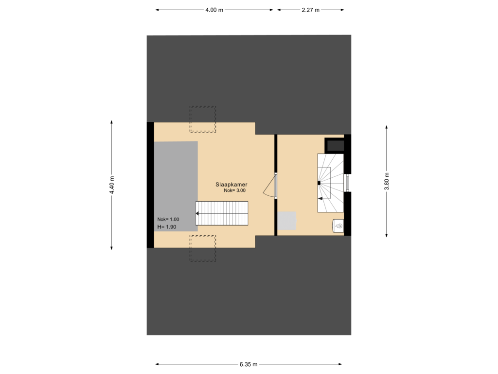 View floorplan of Tweede etage of Randveen 2