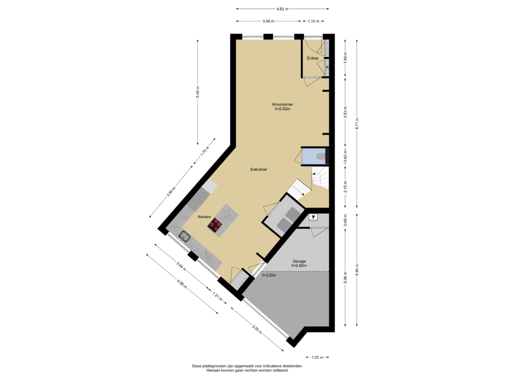 View floorplan of Begane grond of Laan van Middenburg 19-C