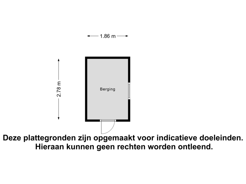 Bekijk plattegrond van Berging van Graaf Engelbrechtstraat 42