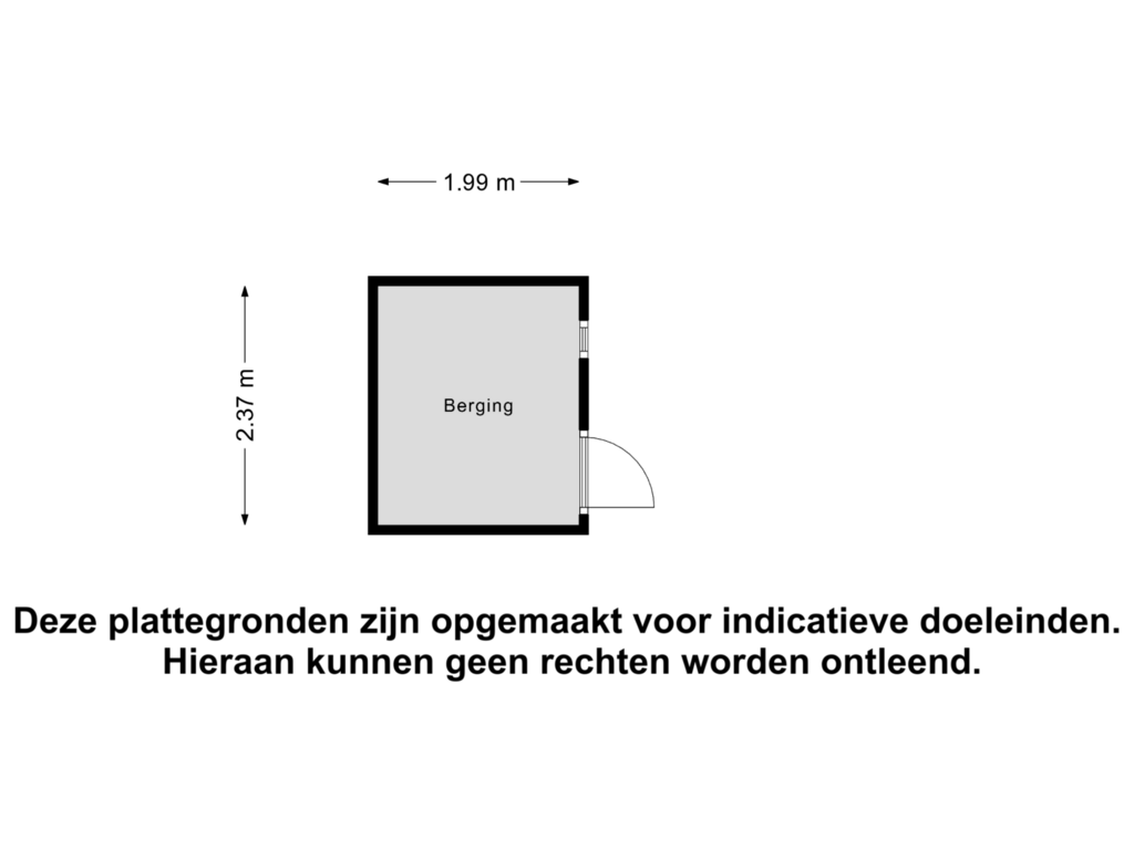 Bekijk plattegrond van Berging van Graaf Engelbrechtstraat 42