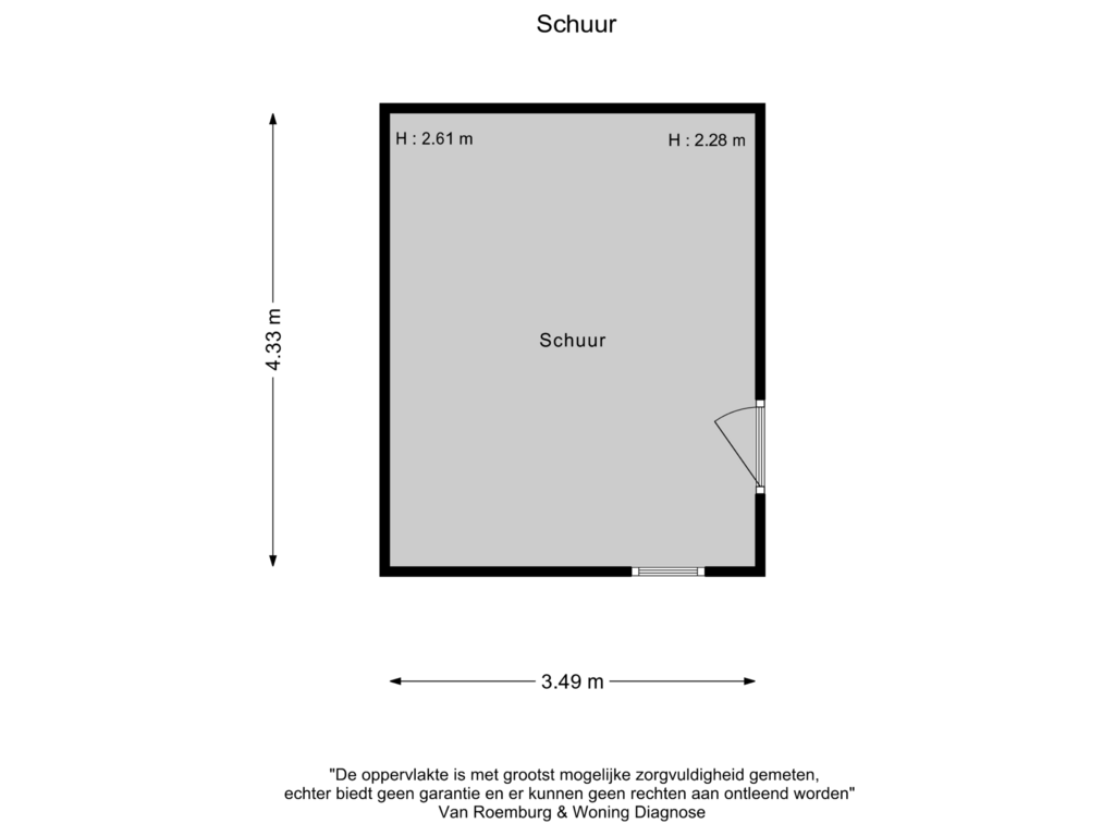 Bekijk plattegrond van Schuur van Nieuwendammer Molenpad 15