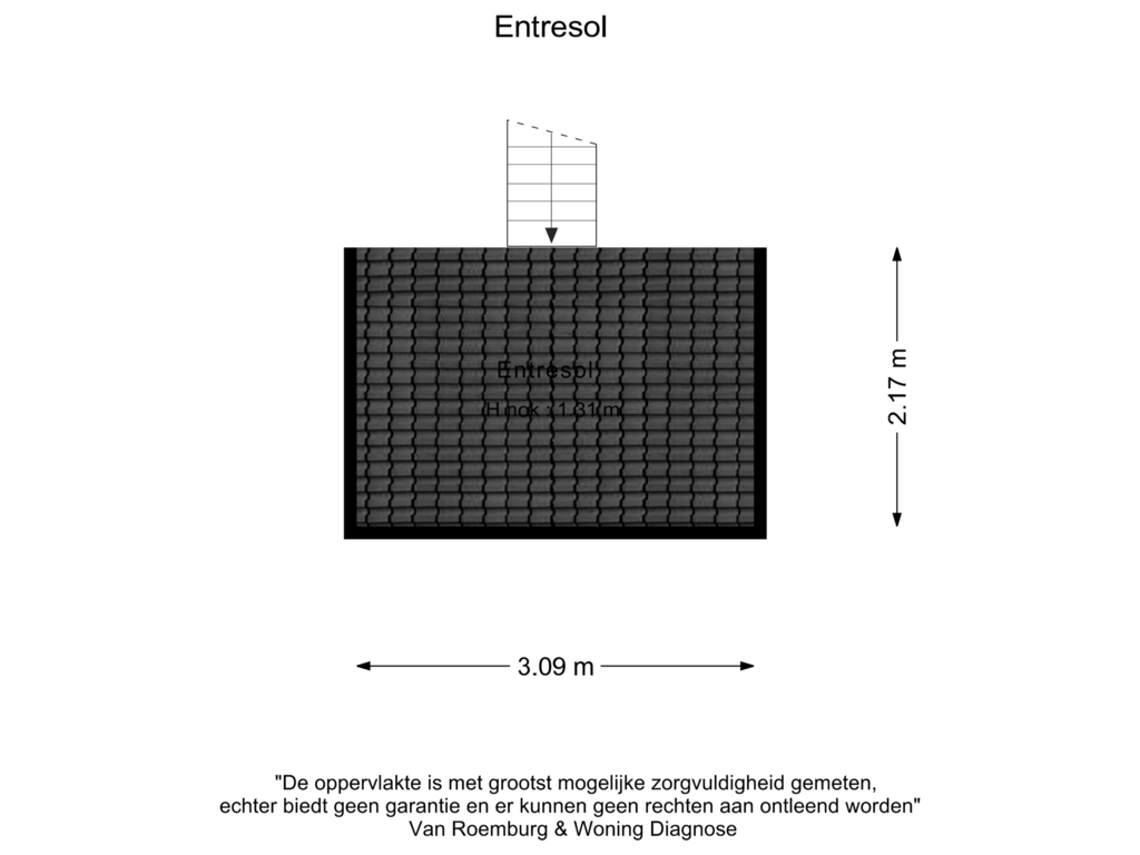 Bekijk plattegrond van Entresol van Nieuwendammer Molenpad 15