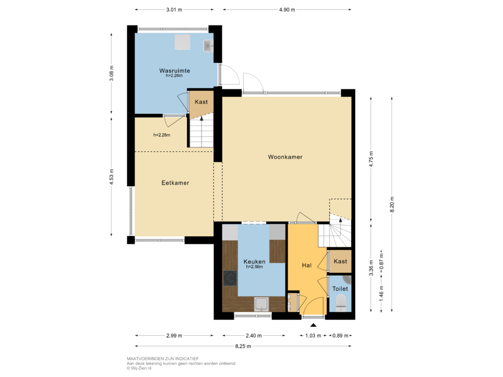 Bekijk plattegrond van Begane Grond van Lariksdreef 1