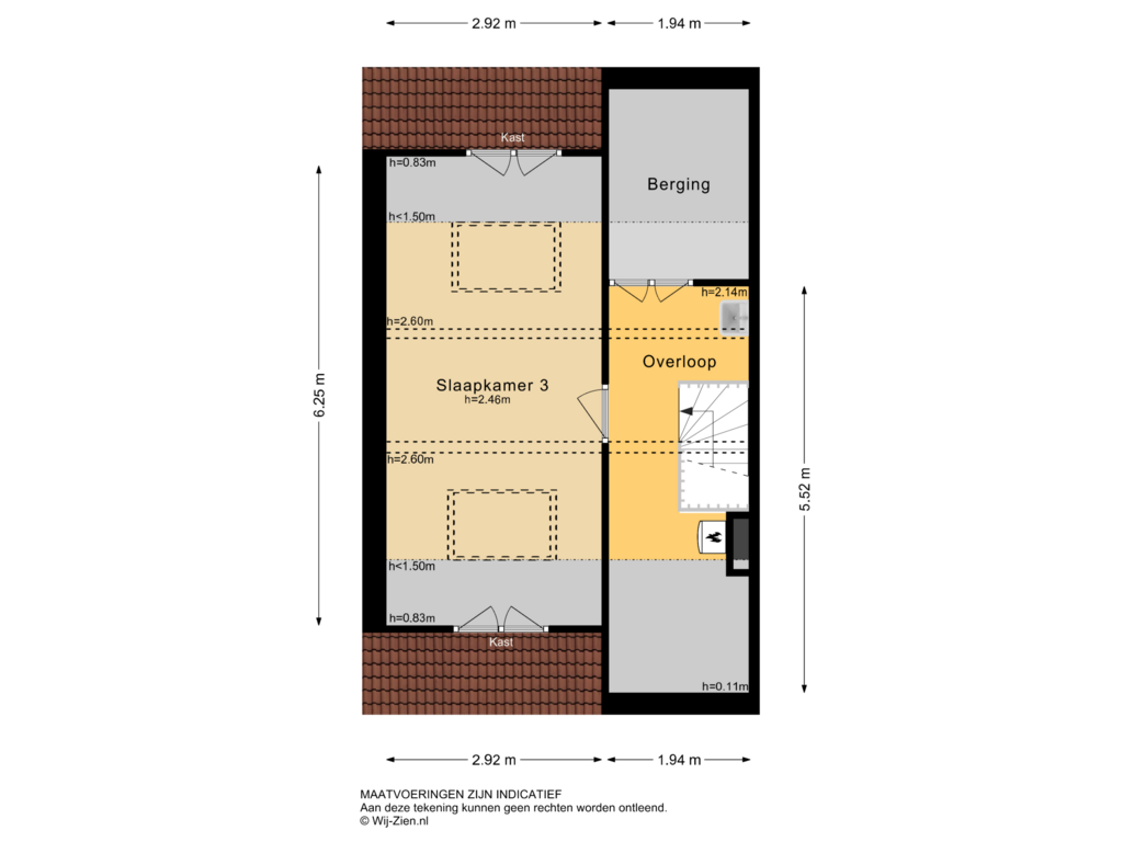 Bekijk plattegrond van Tweede Verdieping van Lariksdreef 1