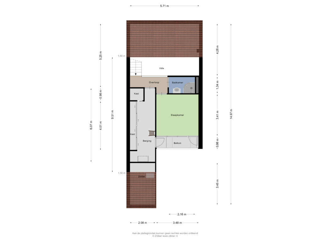 View floorplan of Eerste Verdieping of Paalsteen 9