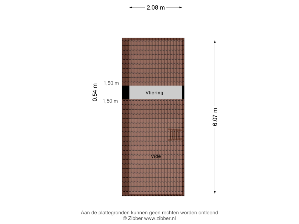 View floorplan of Vliering of Paalsteen 9