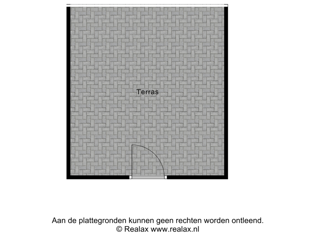 Bekijk plattegrond van Dakterras van Spoorstraat 38-D