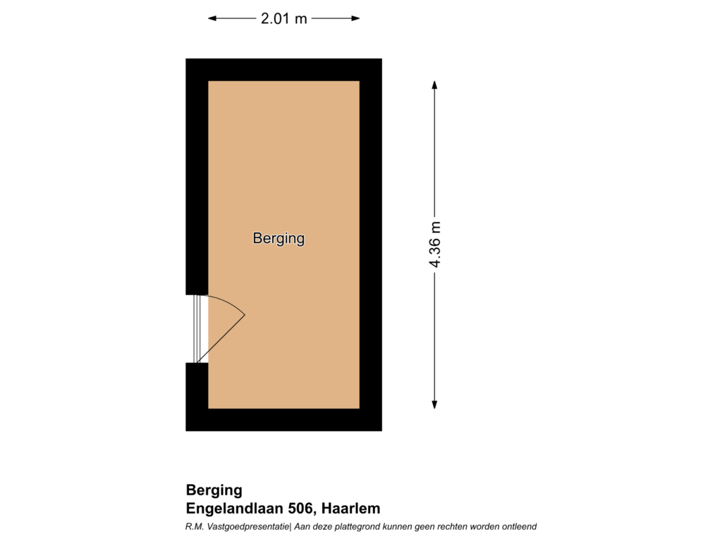 Bekijk plattegrond van Berging van Engelandlaan 506