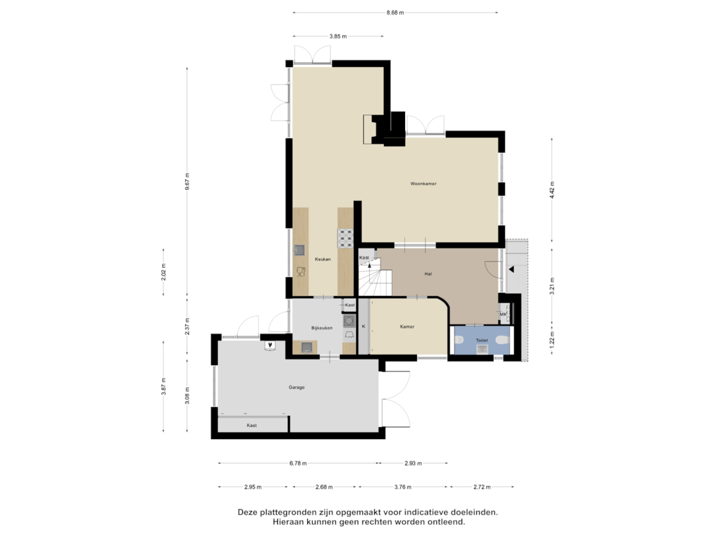 View floorplan of Begane Grond of Fokkemast 5