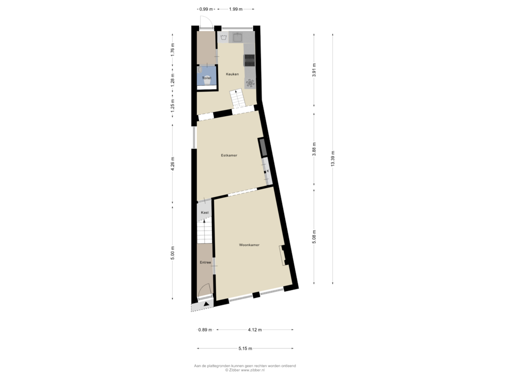 View floorplan of Begane grond of Haverstraat 5