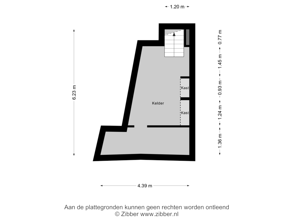 View floorplan of Kelder of Haverstraat 5