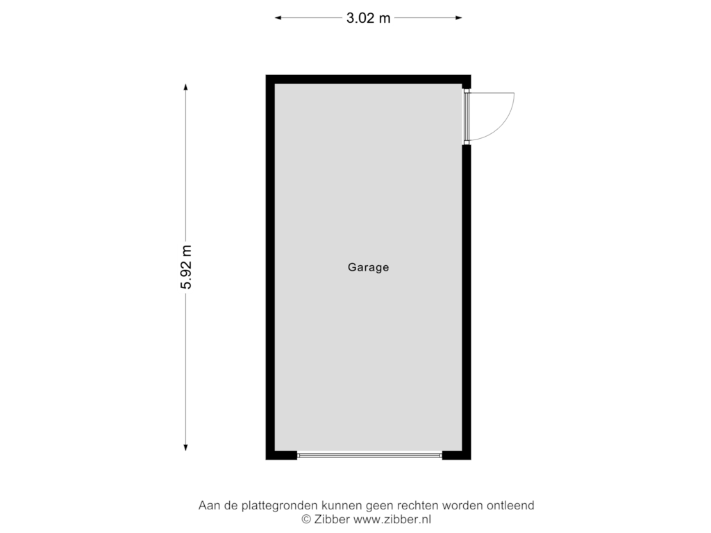 Bekijk plattegrond van Garage van Ippiusstraat 19