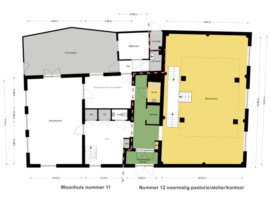 Bekijk plattegrond van Parterre van Kerkplein 12