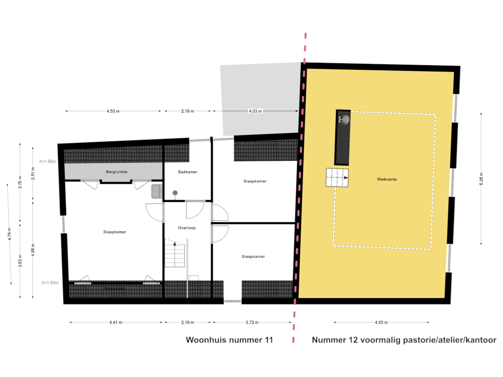 Bekijk plattegrond van Etage van Kerkplein 12