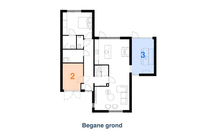 Bekijk foto 4 van Twee-onder-één kap/vrijstaand geschakeld (Bouwnr. 3)