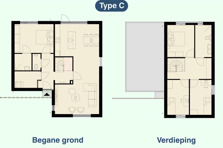 Bekijk foto 2 van Vrijstaande woning (type C) (Bouwnr. 1)