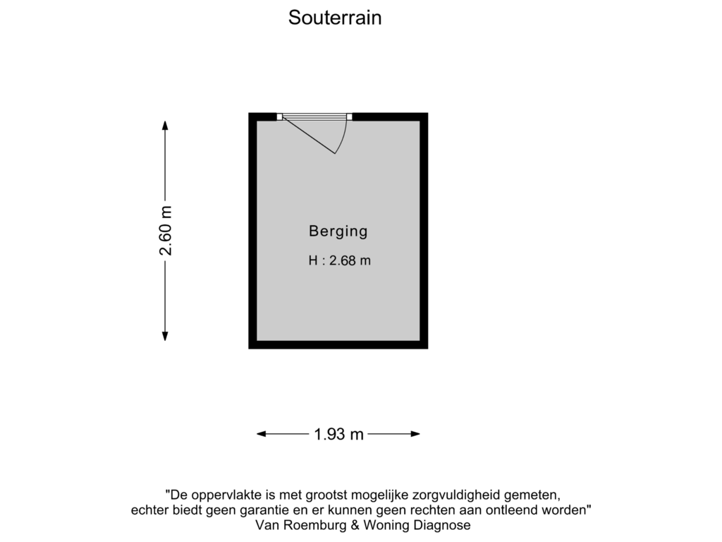 View floorplan of Berging of Houthavenkade 69