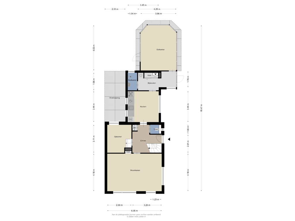 Bekijk plattegrond van Begane Grond van Needseweg 21