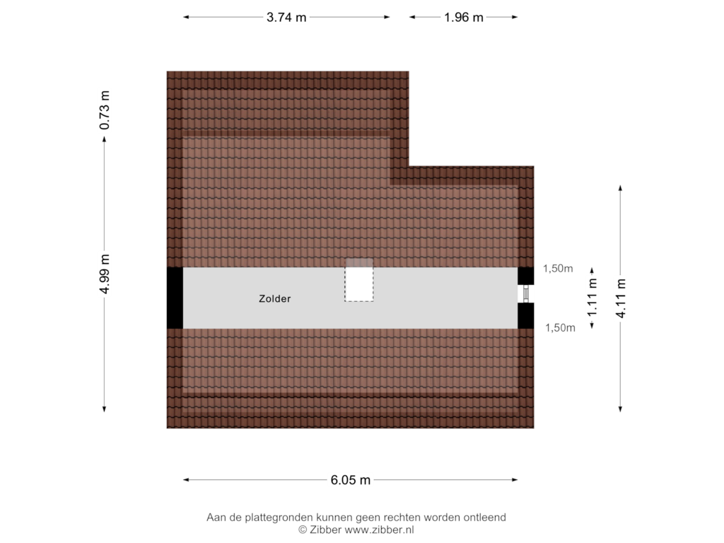 Bekijk plattegrond van Zolder van Needseweg 21