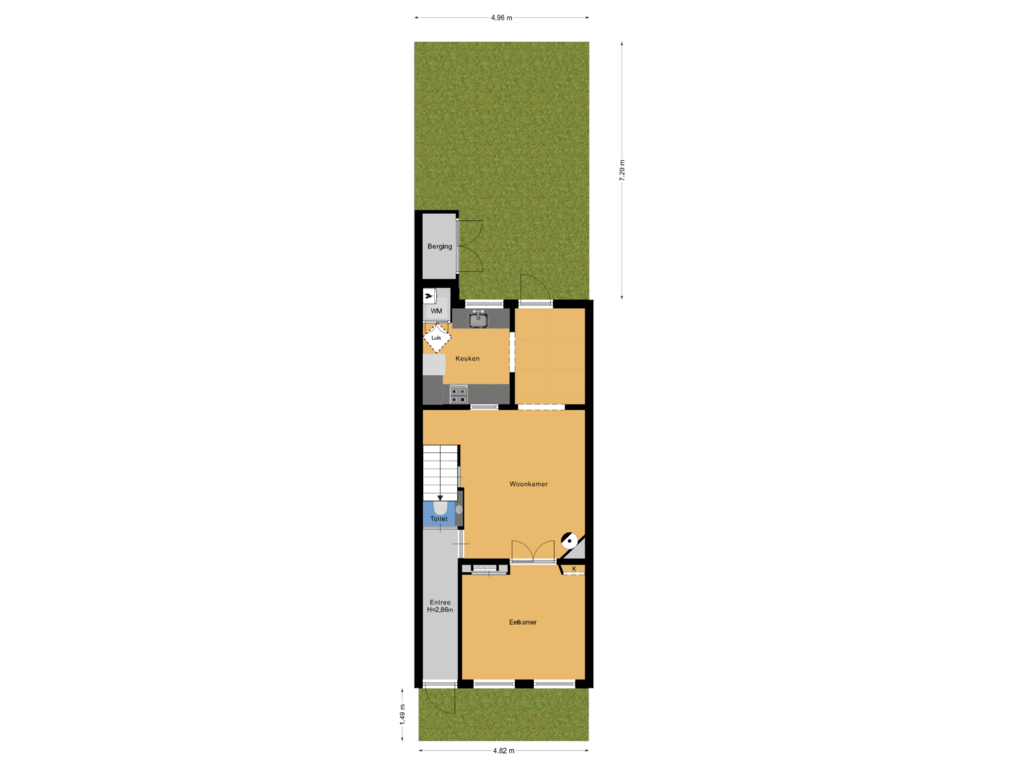 Bekijk plattegrond van Perceel van Irisstraat 14