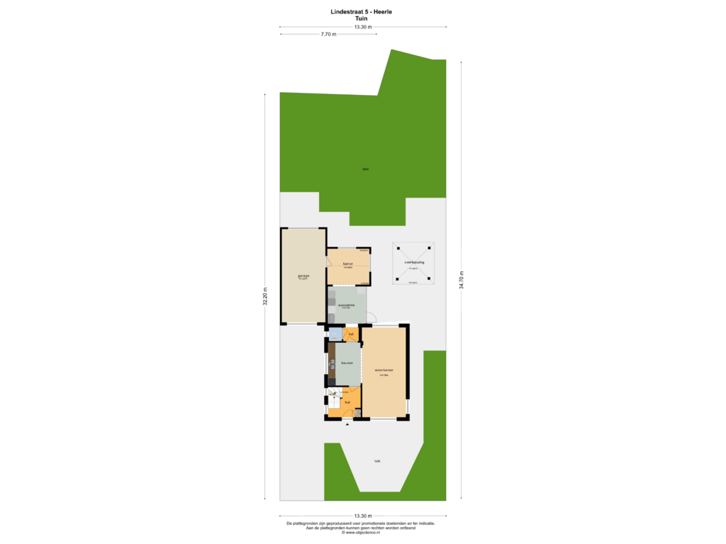 Bekijk plattegrond van TUIN van Lindestraat 5