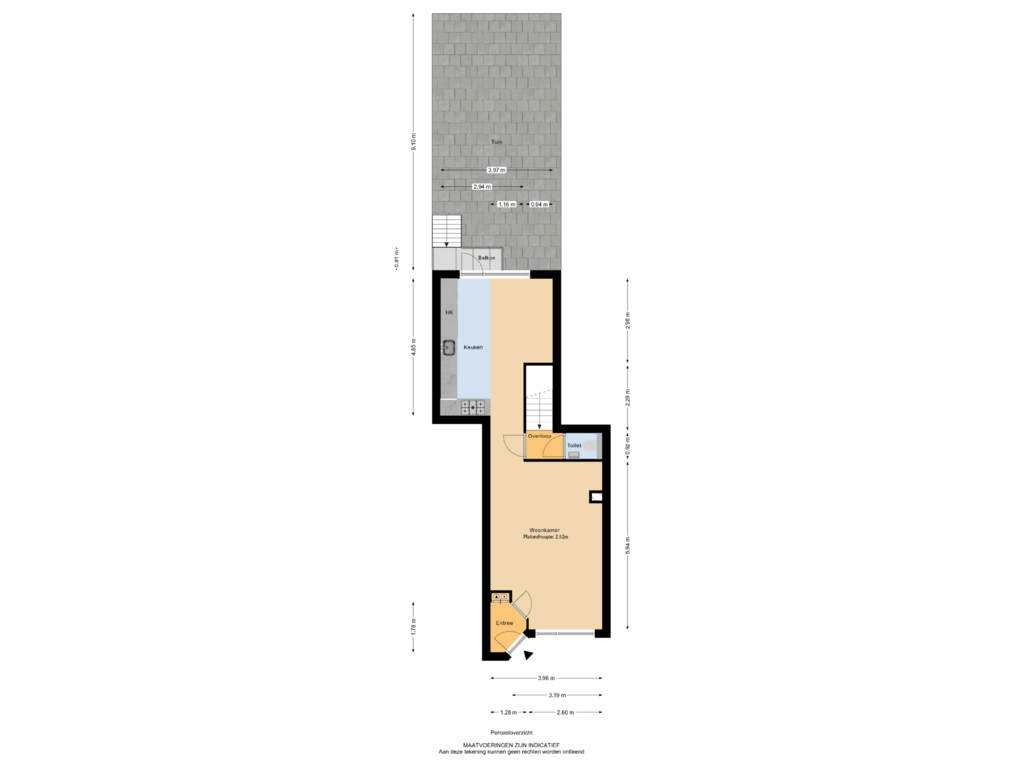 Bekijk plattegrond van Perceeloverzicht van Krommedijk 73