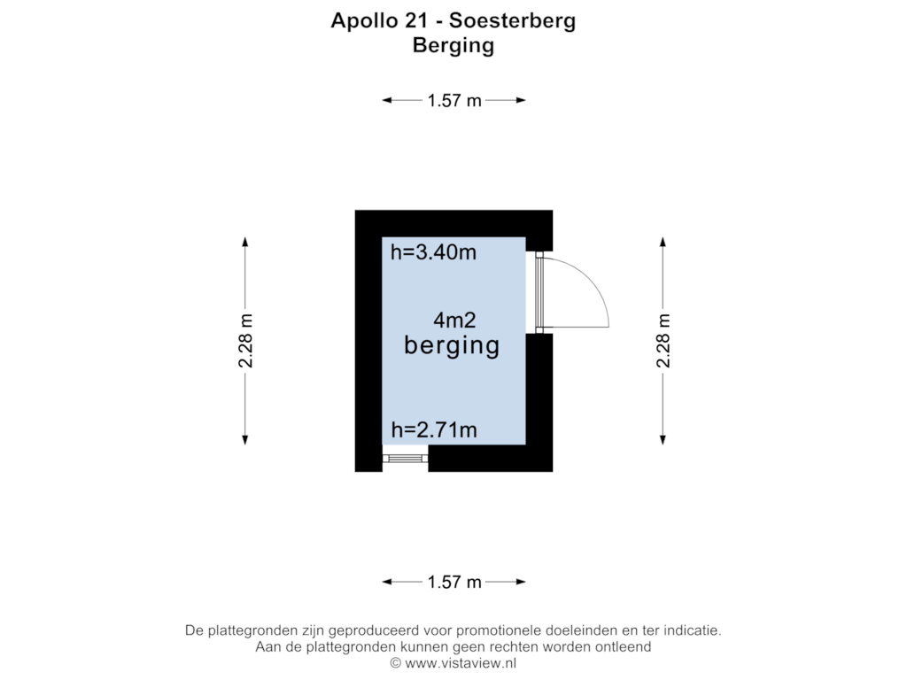 Bekijk plattegrond van BERGING van Apollo 21