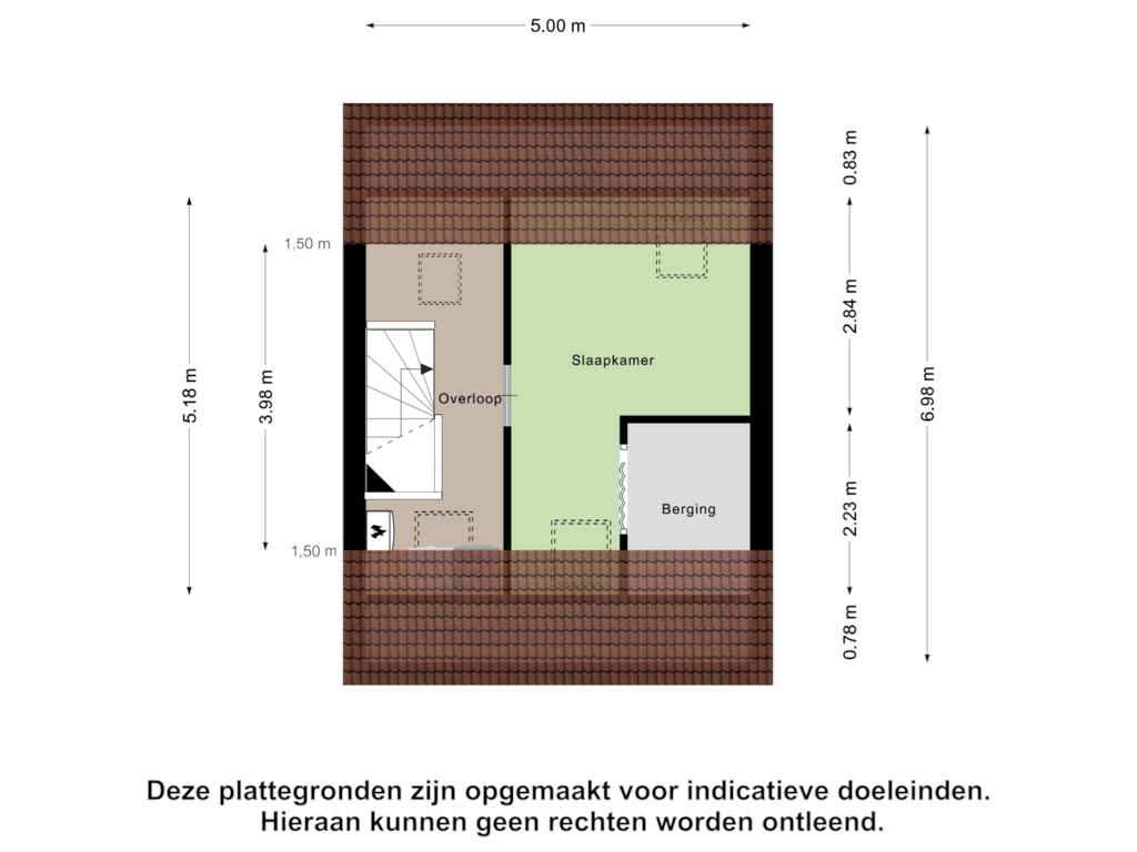 Bekijk plattegrond van Tweede Verdieping van Corridor 43