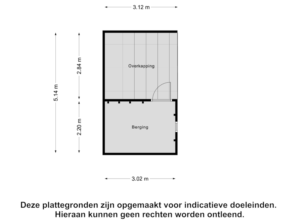 Bekijk plattegrond van Berging van Corridor 43