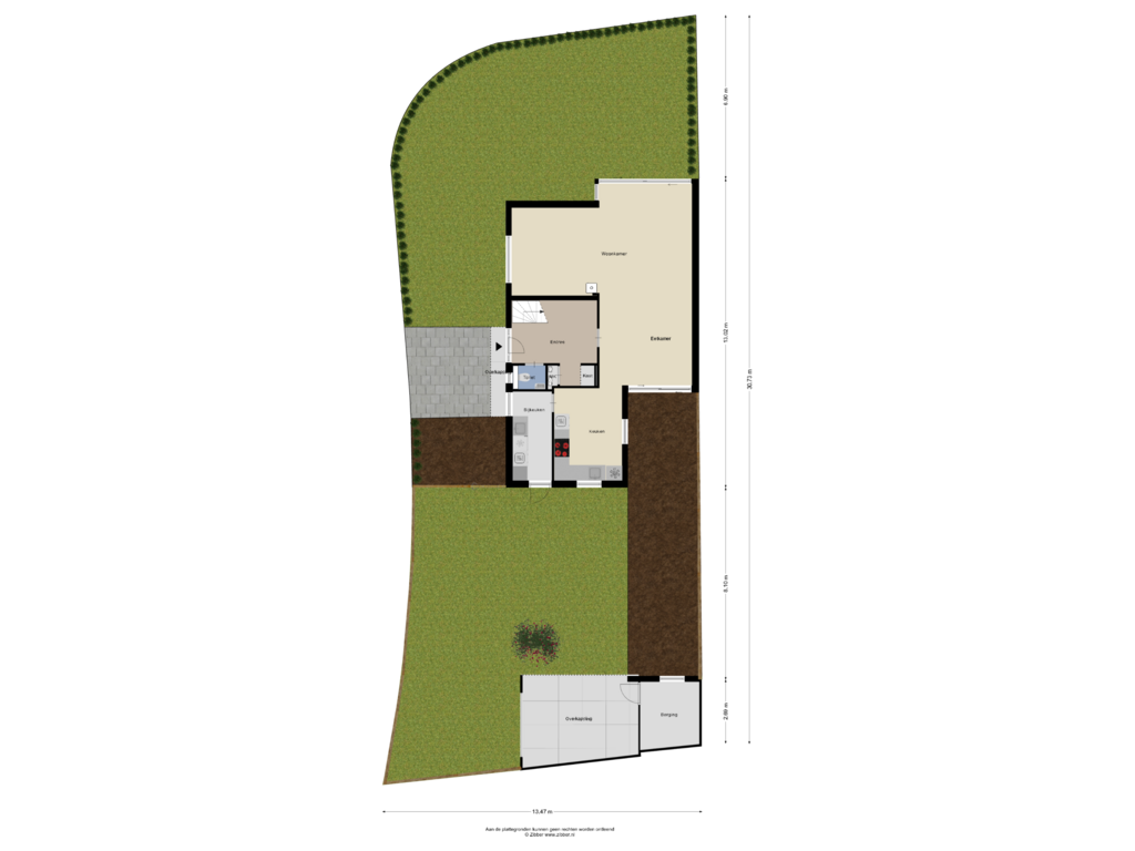 Bekijk plattegrond van Begane grond _Tuin van Sluisgraaf 7